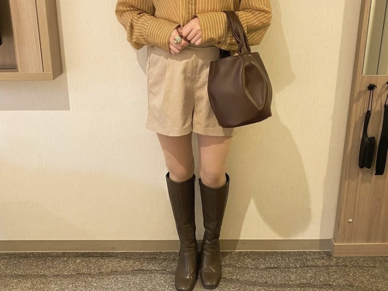 ロングブーツで叶える大人の冬コーデ